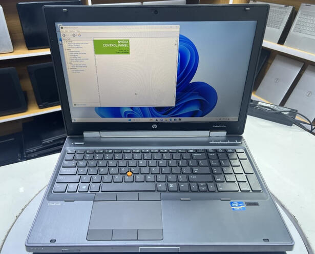 NVIDIA Graphics - HP EliteBook 8570w Mobile Workstation - 15.6&quot; HD+ - Core i7-3630QM ~ 3.4GHz - Fingerprint - Optional Backlit Keyboard..... 8gb- 256gb SSD .. N240,000